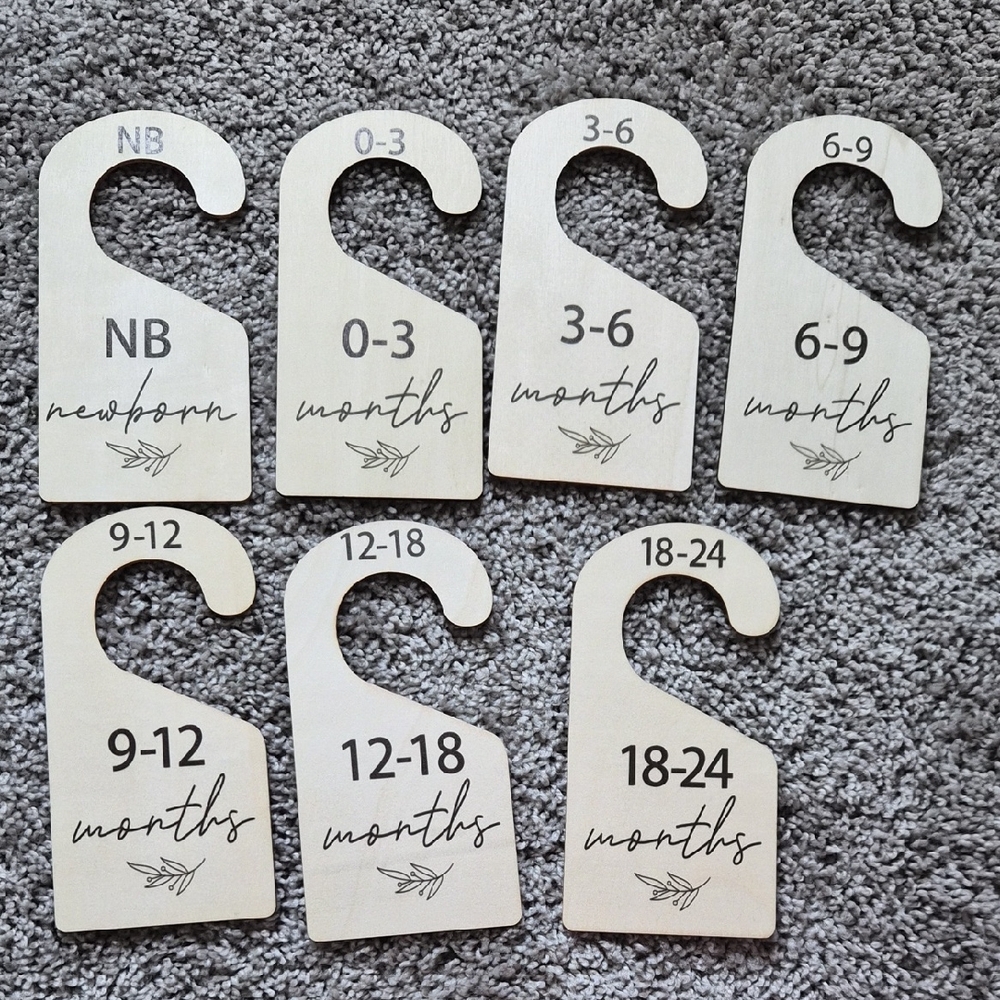 Wooden Baby Closet Dividers